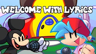FNF': Vs Mouse - Welcome With Lyrics Welcome With Lyrics Vs Mouse