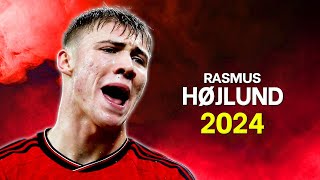 Rasmus Højlund 2024 - Best Skills & Goals - HD