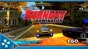 Burnout Dominator - PSP Game Test on Android (PPSSPP Emulator)
