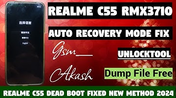 Realme C55 RMX3710 Hang on Logo, Auto Recovery & Boot Loop Fix | Dead Boot Repair & Full Dump File