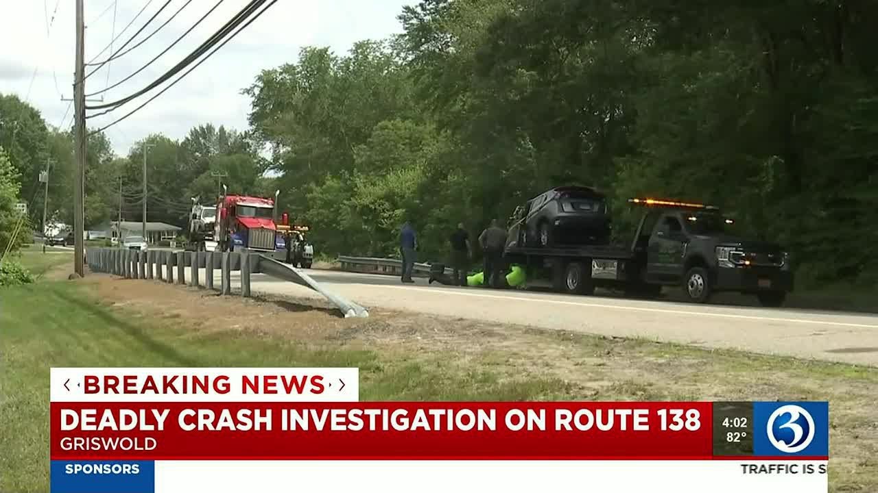 Deadly crash investigation on Route 138 in Griswold YouTube