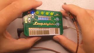 Loopstyler, reverb and flanger with drones and drums