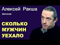 Алексей Ракша. Сколько мужчин уехало из РФ в этом году