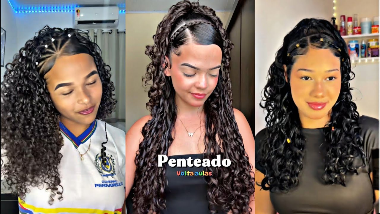 Идеи причесок для начала учебного года #2 📚✏️🌷 | для кудрявых волос