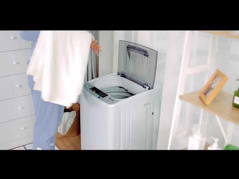 Costway White Full-Automatic Laundry Washing Machine EP24640US
