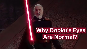 Why didn’t Count Dooku have Sith eyes?