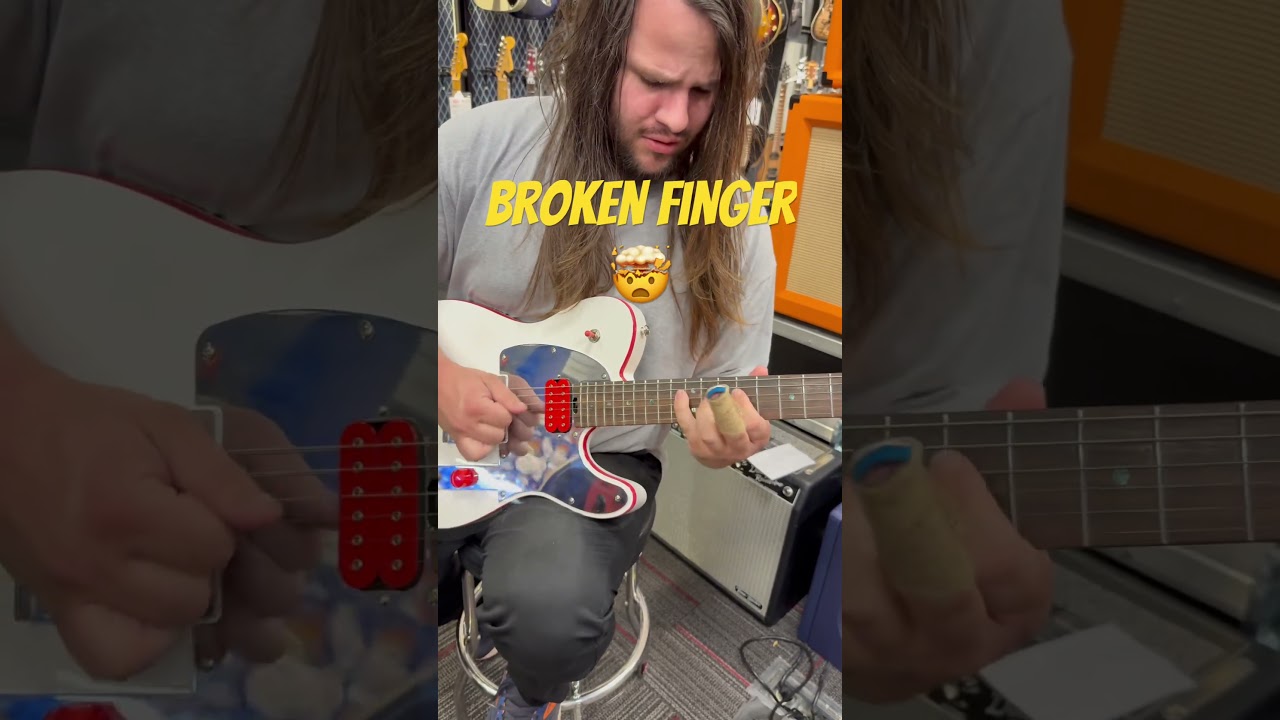 Shredding with a BROKEN FINGER 
