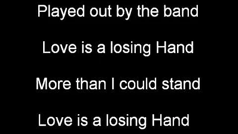 Amy Winehouse-Love is a losing Game (Lyrics)