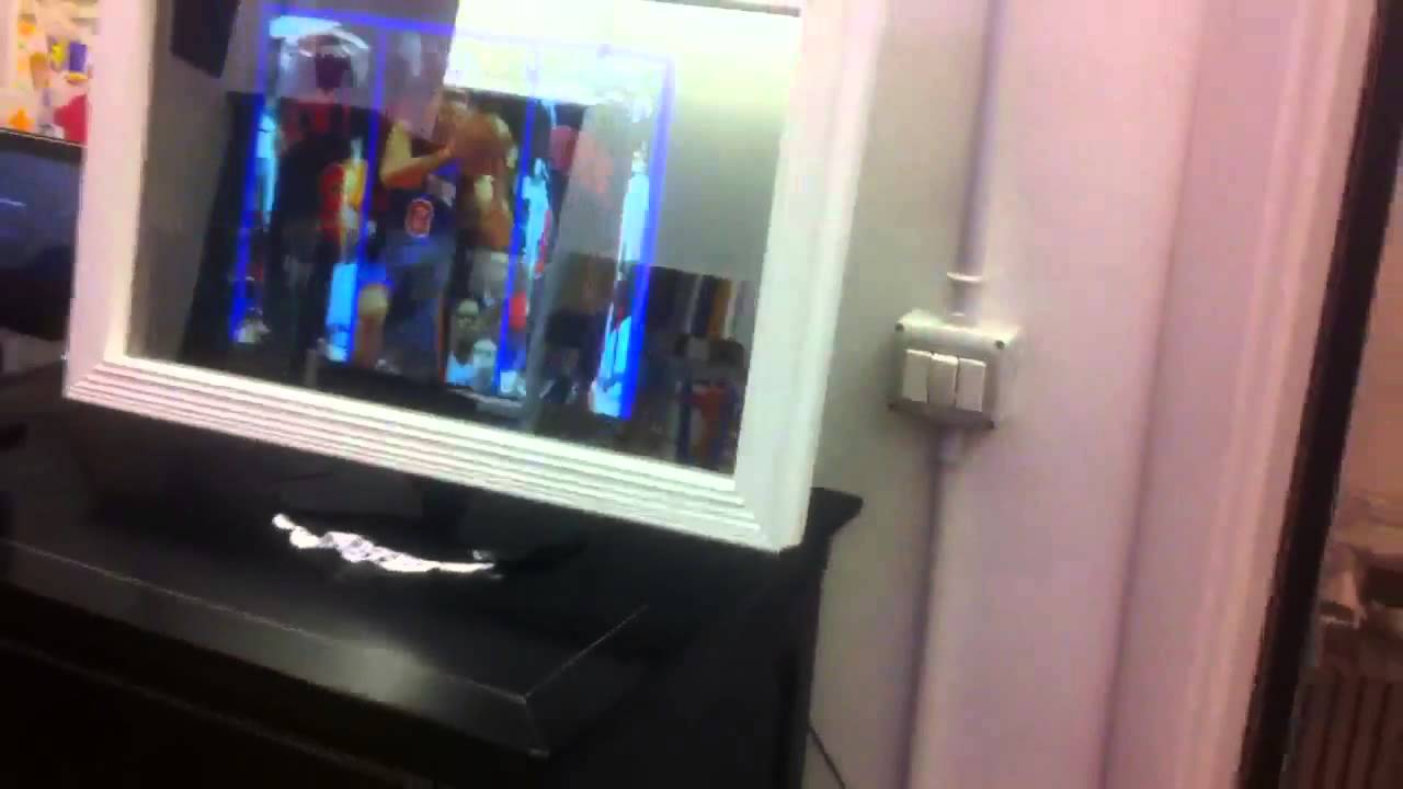 cornice specchio per mini tv led - YouTube cornice specchio per mini tv led - YouTube