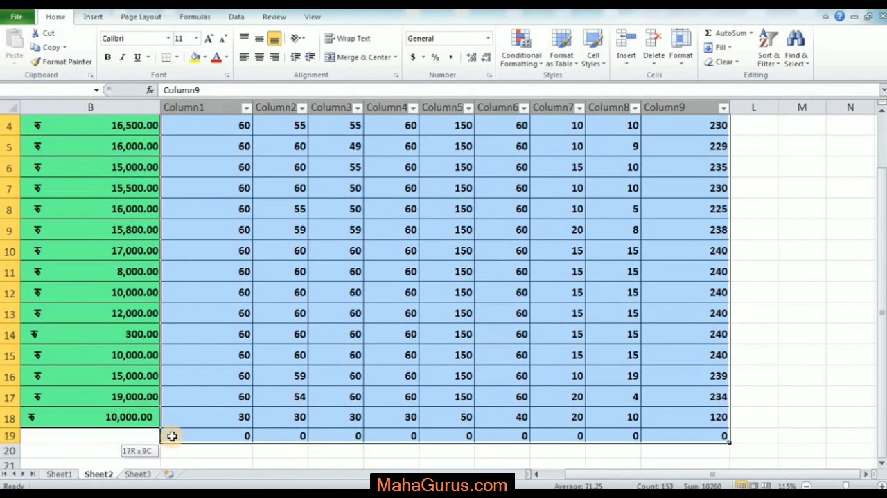 How to Add Table Formatting in Excel Add Table Formatting in Excel