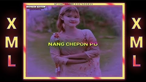 NE NANG CHEPON PO || KARBI SONG } XML LYRICS VIDEO || CHEK IN DESCRIPTION || 📂
