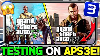  Testing Gta 5 And Gta 4 On Aps3e Ps3 Emulator Android  Aps3e Emulator Gta 5  Gta 4 Gameplay Test