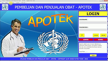 Aplikasi Apotek - Java Netbeans