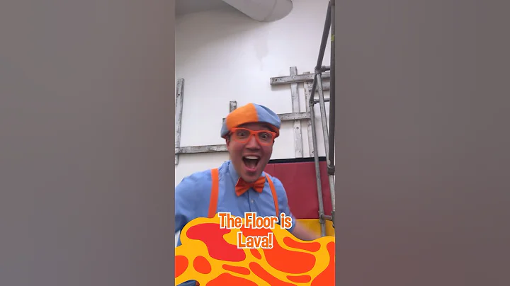 The ULTIMATE Indoor Gym Floor is Lava Challenge #blippi #shorts