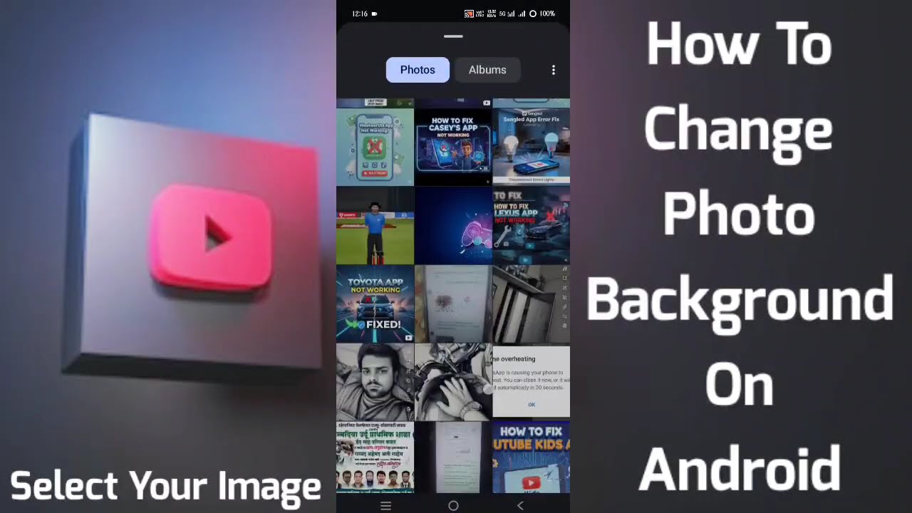 How To Change Photo Background On Android