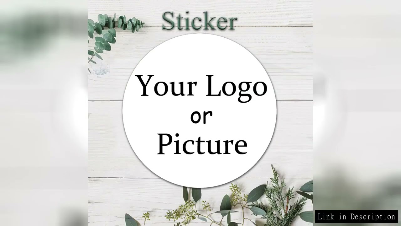 Custom Circular Stickers Personalized Logo Sticker Adhesive Labels Wedding Party Decoration Statione