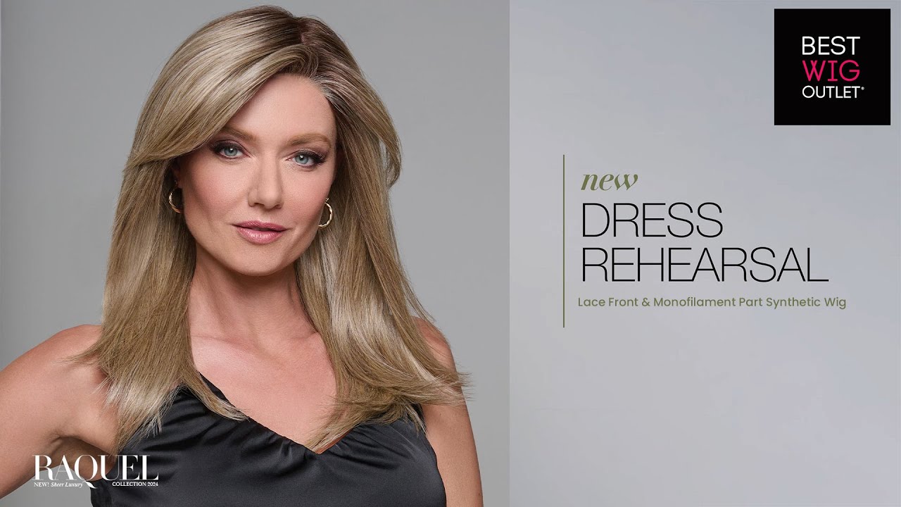 Dress Rehearsal-Petite/Average | Lace Front & Monofilament Part Synthetic Wig by Raquel Welch