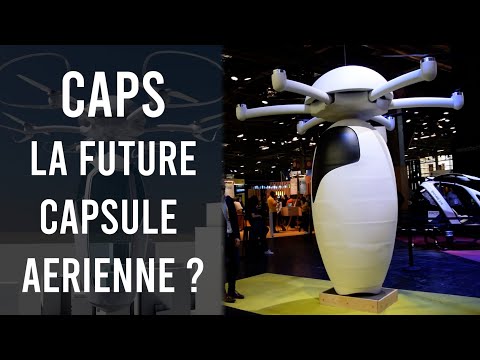 Meet CAPS, the French autonomous flying capsule that goes anywhere for a single passenger