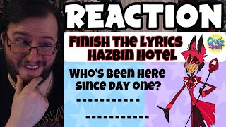 Gor's "Finish The Lyrics Hazbin Hotel Edition Song Challenge by QuizSpell" CHALLENGE REACTION