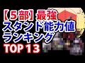 【ジョジョ5部】最強スタンド能力値ランキングTOP13