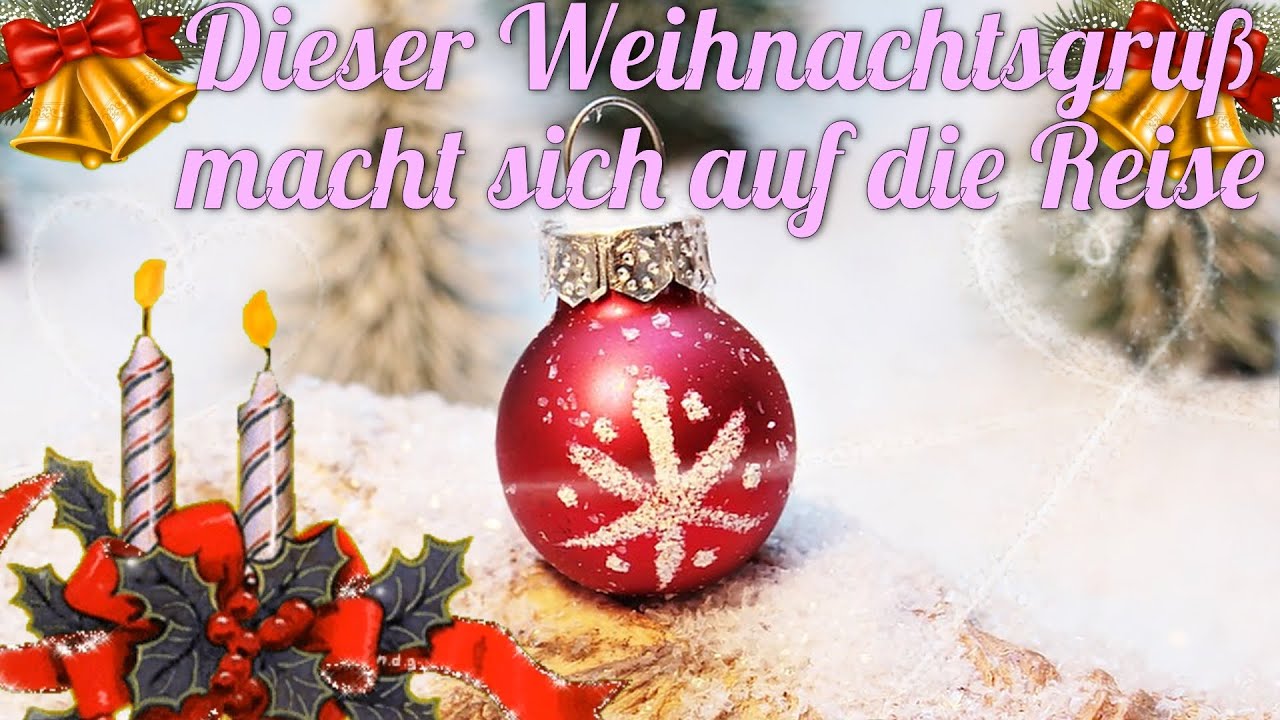 Ein Kleiner Weihnachtsgruss Geht Auf Die Reise