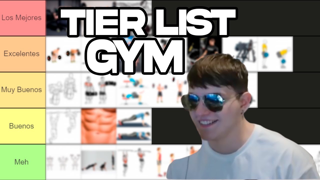Estos son LOS MEJORES EJERCICIOS para el GYM *TIER LIST EJERCICIOS DEL