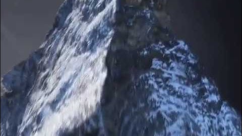 Drones create 3D model of Matterhorn mountain