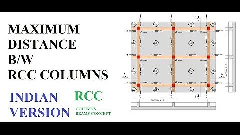 Maximum distance between two RCC columns ?Civil Engineering Videos