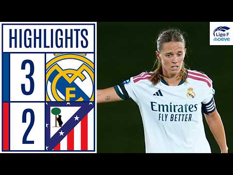 REAL MADRID 3 - 2 ATLÉTICO DE MADRID | RESUMEN LIGA F MOEVE