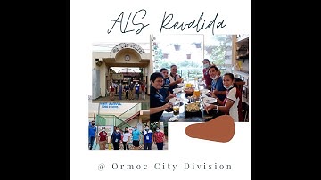 Revalida for Provisionally Enrolled ALS Completers of Kananga I District