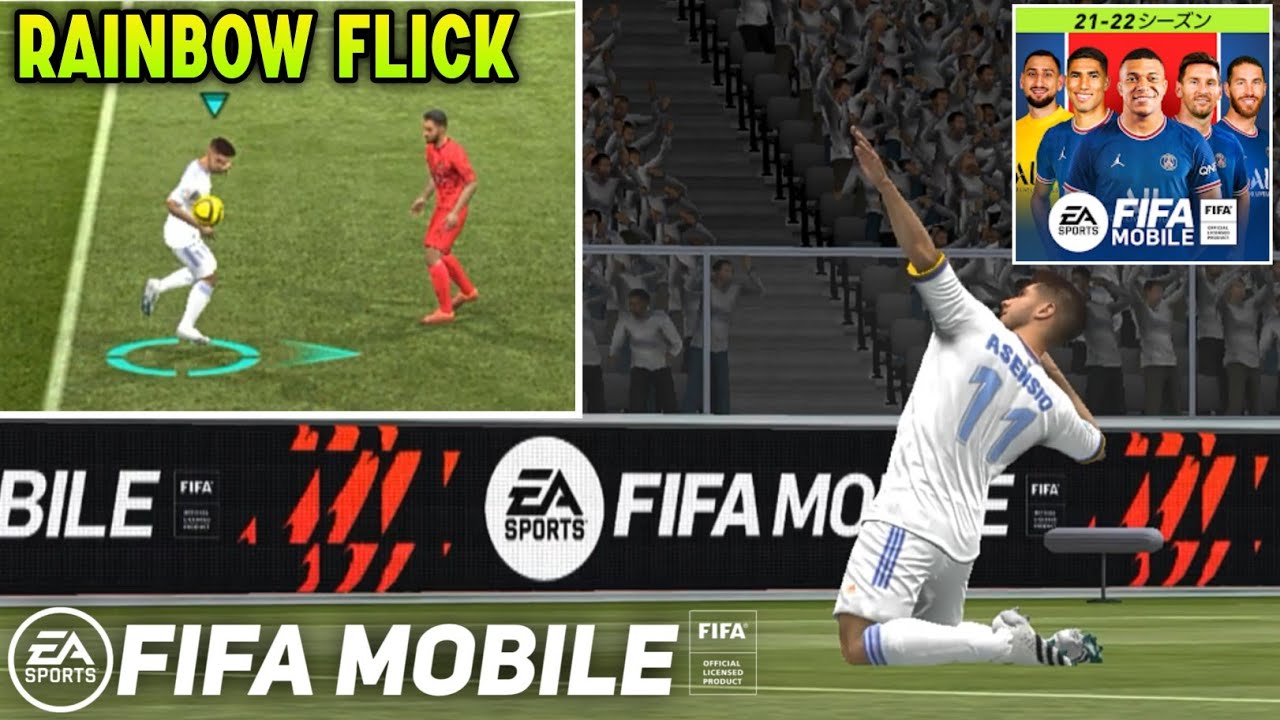 FIFA Mobile 22 Nexon JP | Skills Moves | Rainbow Flick Tutorial Android Gameplay