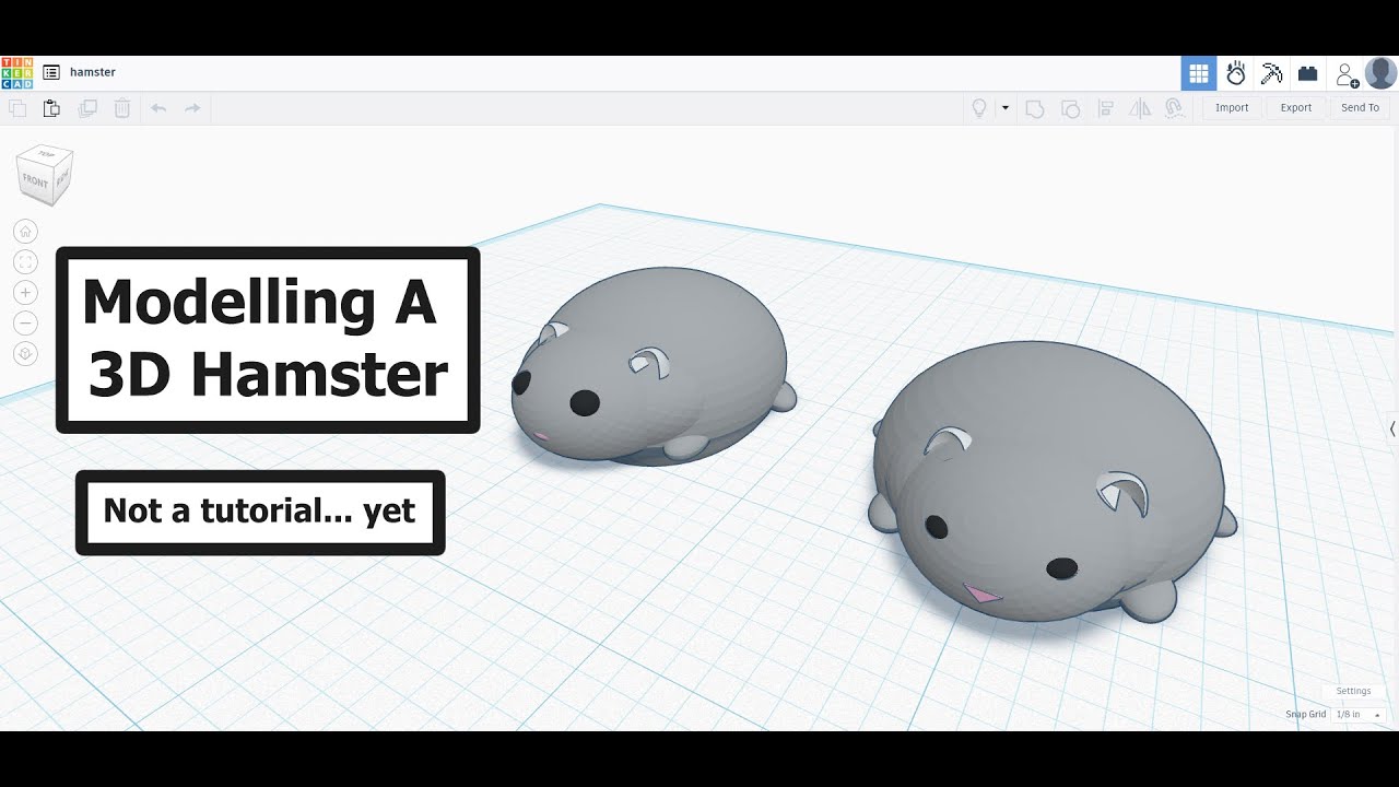 3D Modelling A Hamster + Channel Update - YouTube