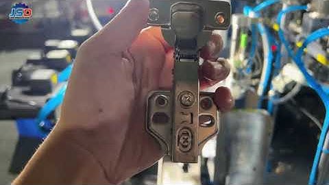 Hydraulic buffer hinge assembly machine #hingemachinery #doorhinge #doorhingemachinery