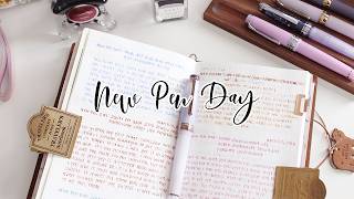 NEW PEN DAY | Sailor Pro Gear Slim Dried Flower Lavender Unboxing | Ana Jolene