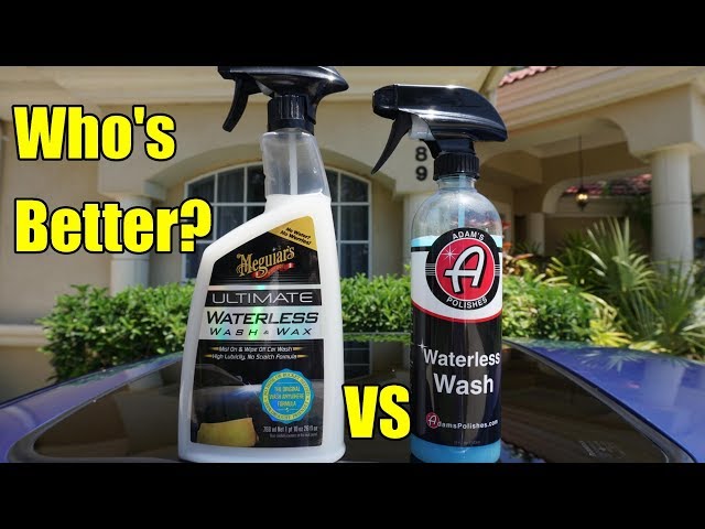 Meguiar's Waterless Wash VS. Adam's Waterless Wash Competition! 