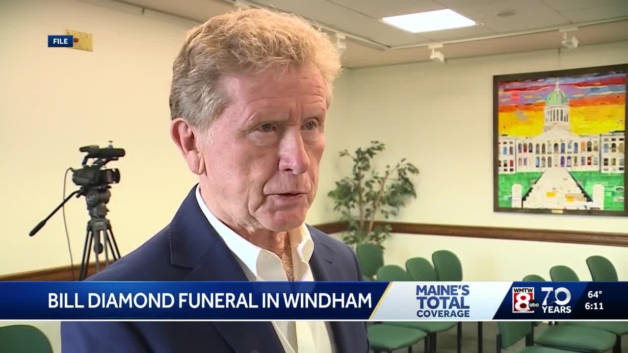 Hundreds gather to honor late Bill Diamond at Windham High School