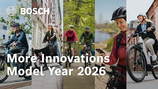 More Innovations Model Year 2026 Bosch Ebike Systems