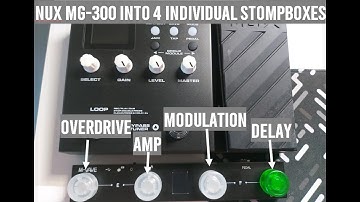 M-VAVE Chocolate Midi Footswitch to Toggle Effects on the Nux MG-300 Tutorial