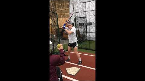 Soft toss from side