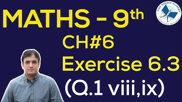 Maths Class 9th Chapter Ex.6.3 Q 1 viii - ix Factorization to find the square root of the expression