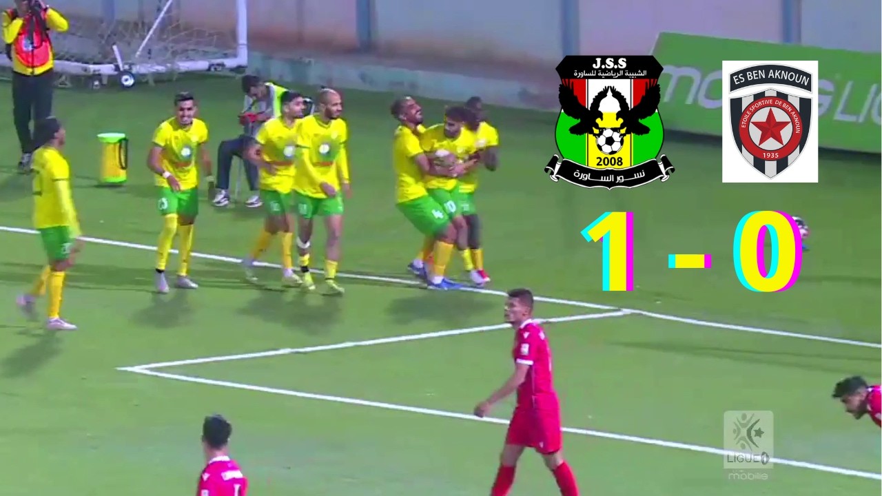 JS SAOURA VS ESBA 1-0), RÉSUMÉ ET BUT DU MATCH.