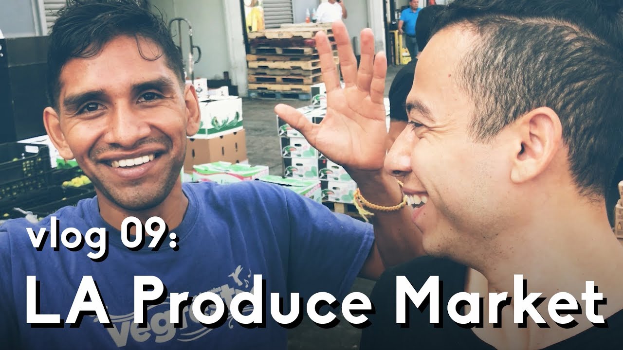 Los Angeles Produce Market and Climbing Vlog 09 YouTube