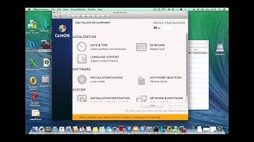 Installing CentOS in VMWare Fusion on a Mac