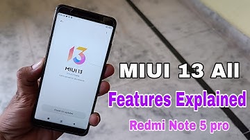MIUI 13 All Features Explained Redmi Note 5 pro ! Stable update MIUI 13.0.3.0 A To Z ☺️☺️
