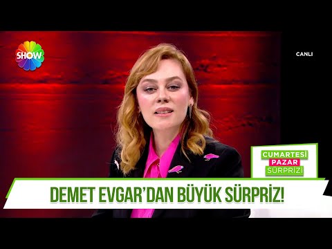 Demet Evgar, Show Ana Haber'de izleyicileri bir sürprizle karşıladı!