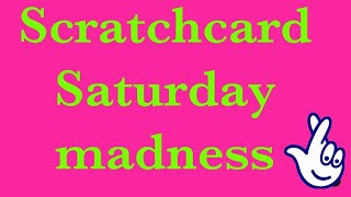 Scratchcard Saturday madness ￼1