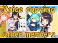 【ENGsub】Subaru voice copying other Hololive members【4/7】