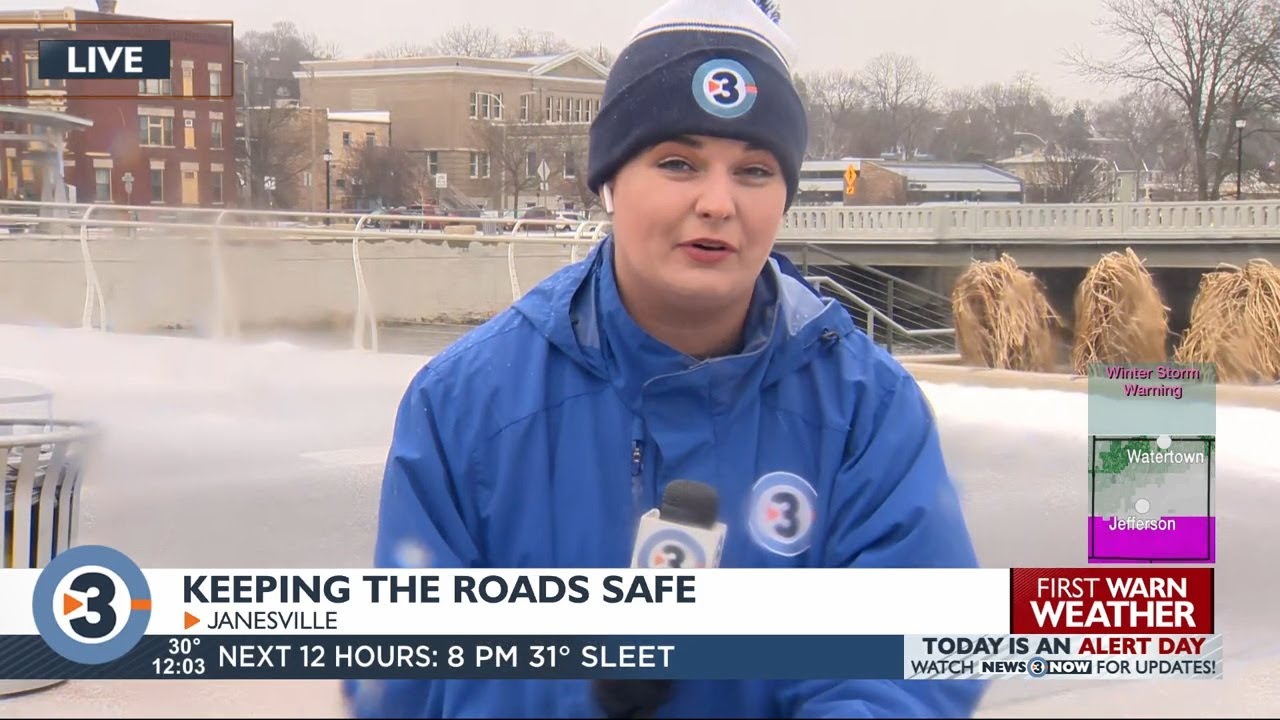 Road conditions quickly changing across southern Wisconsin as sleet ...