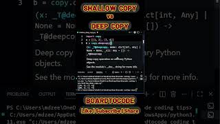 Python Copy Mystery 🤯 #shorts #python #boardtocode