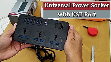 Cheap, Generic, Universal Power Socket with USB Charging